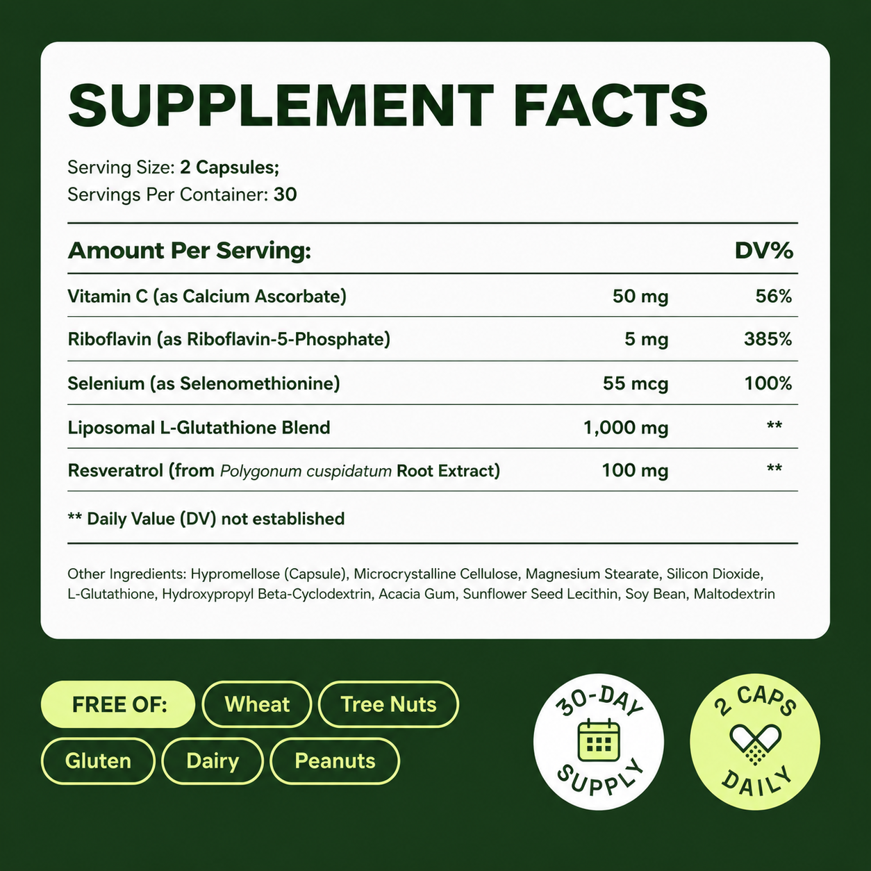 Korvital™ 1,155mg Liposomal Glutathione