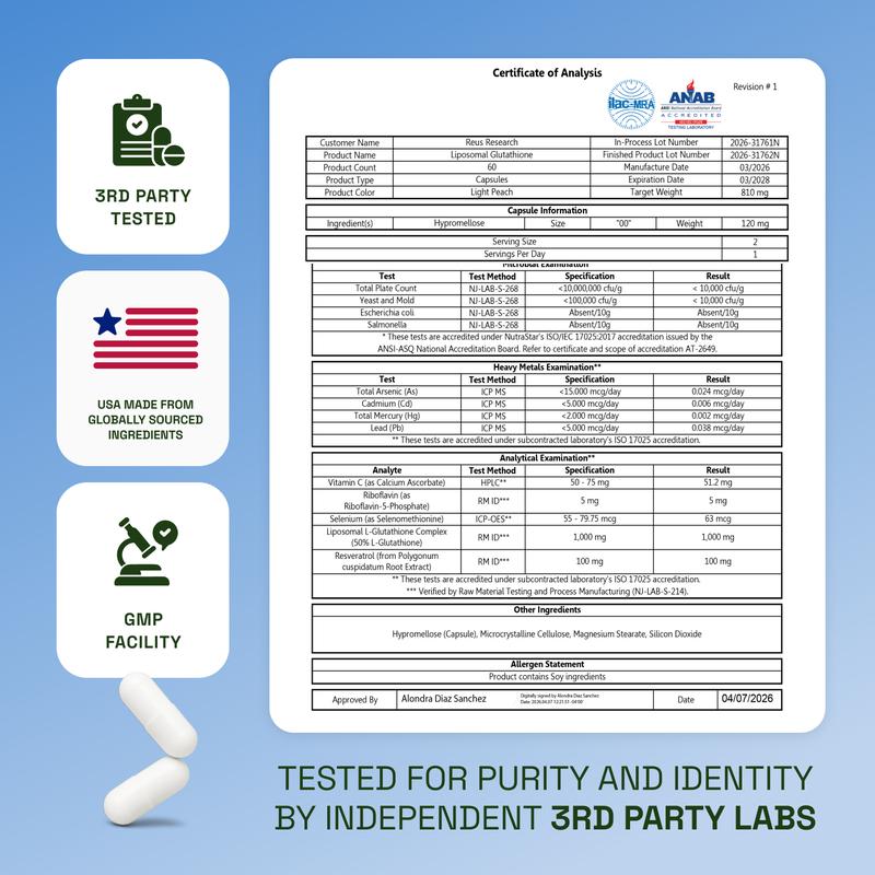 Cata-Kor Liposomal Glutathione Supplement