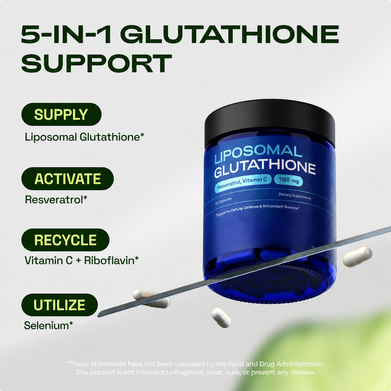 Korvital™ 1,155mg Liposomal Glutathione